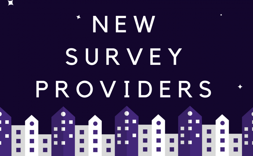 3 New Survey Providers Added